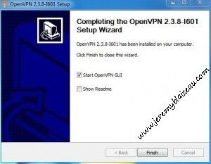 OpenVPN - Fin de l'installation