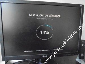 Windows 10 mise à jour en cours