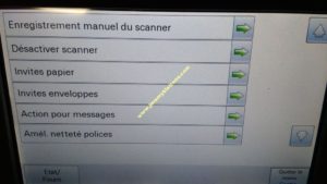 Lexmark : Accéder au menu caché pour désactiver le scanner